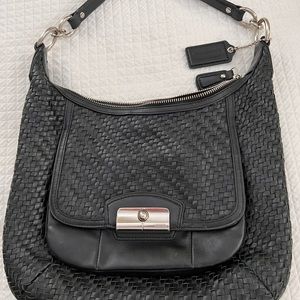 Coach Kristin woven leather bag